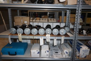 Repaired helms ready for shipment home | Pier 21 Steering